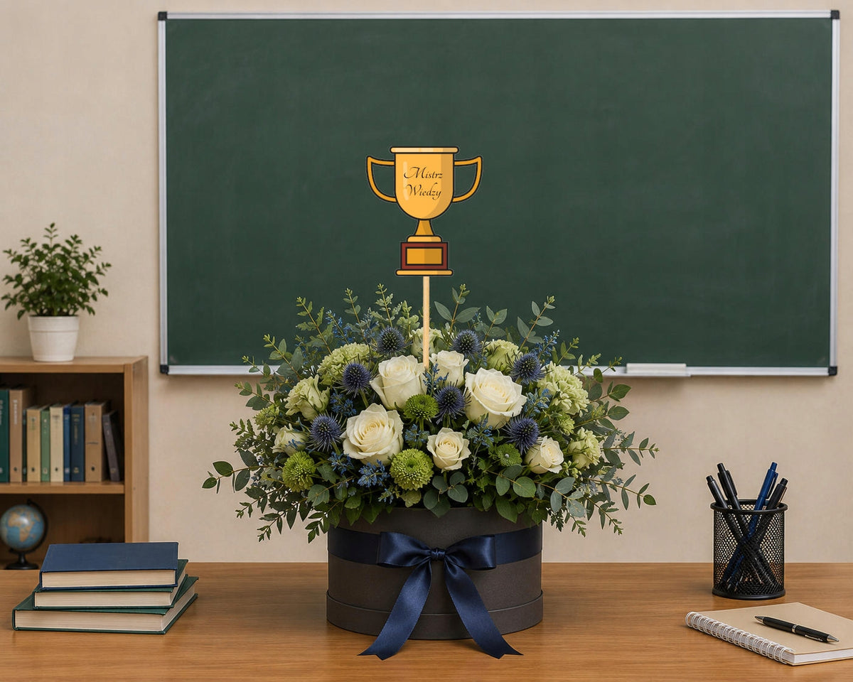 Topper Kolorowy Koniec roku Prezent Dla Nauczyciela Edukacja Upominek