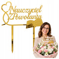 Topper Koniec roku Dekoracja Do Bukietu Kwiatów Prezent Pamiątka Nauczyciel
