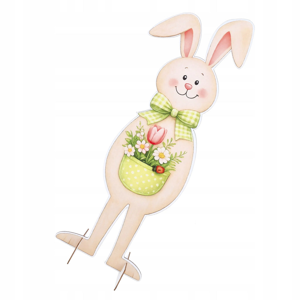 ZAJĄCE wielkanocne 2szt DUŻY ZAJĄC WIELKANOCNY figurki na WIELKANOC 36cm