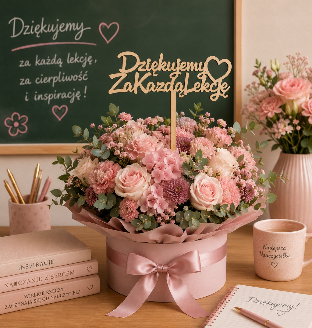 Topper Drewno Koniec roku Uroczystość Szkolna Koniec Klasy Prezent Pedagog
