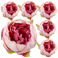 Peonie Różowo Malinowe Piwonie Dekoracja Główki Wyrobowe KWIATY SZTUCZNE