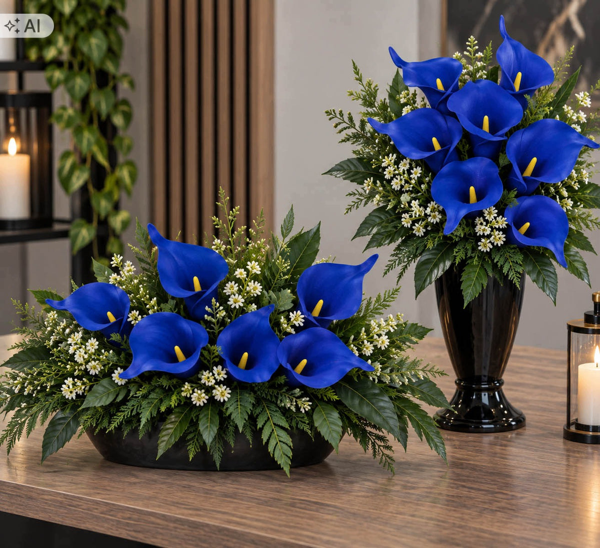 Bukiet Sztuczna Calla 33cm Granat Kwiaty Sztuczne Jak Żywe Kalie Stroik