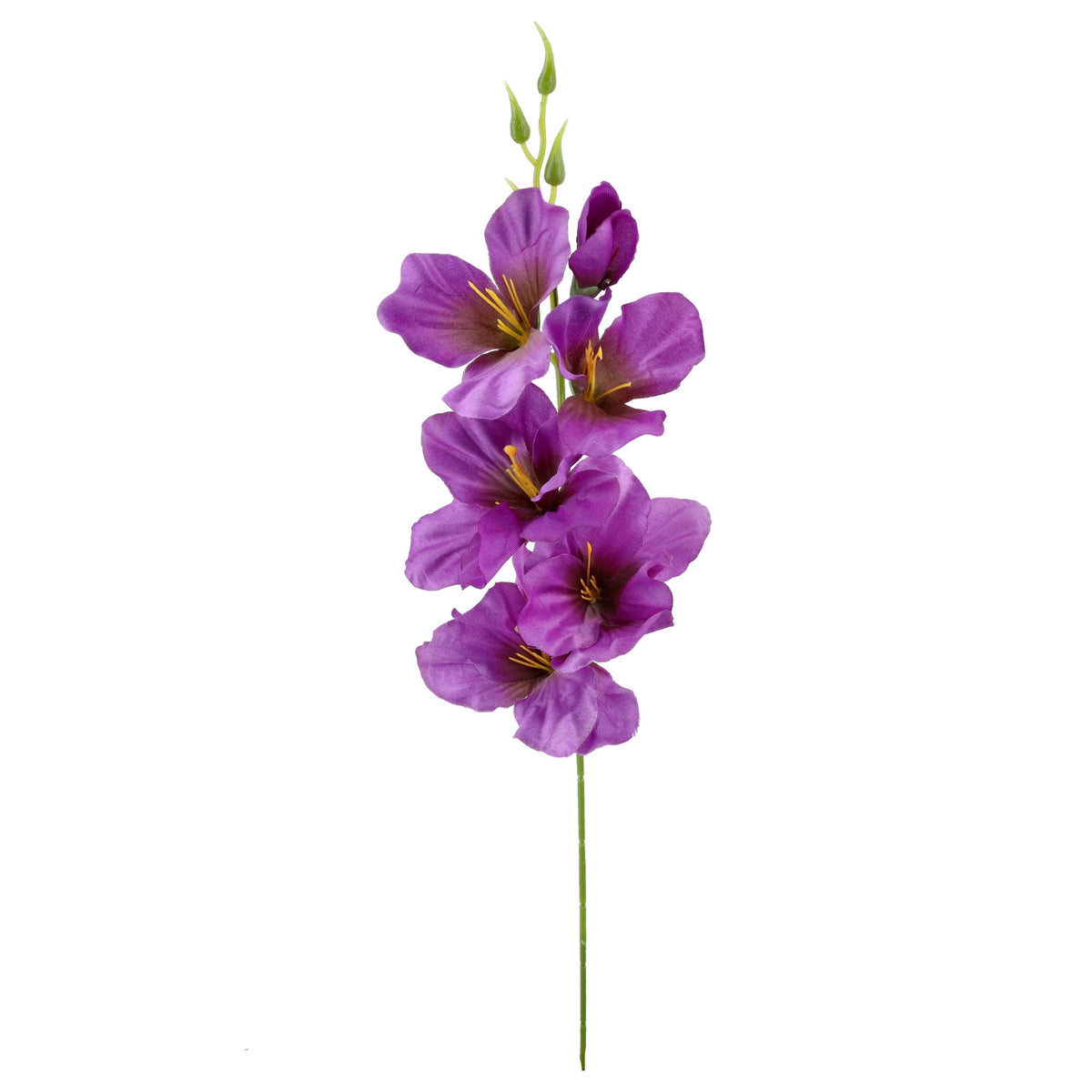 Kwiaty Sztuczne Gałązka Mieczyk Fiolet 63cm Do Wazonu Bukietu Stroik PIK