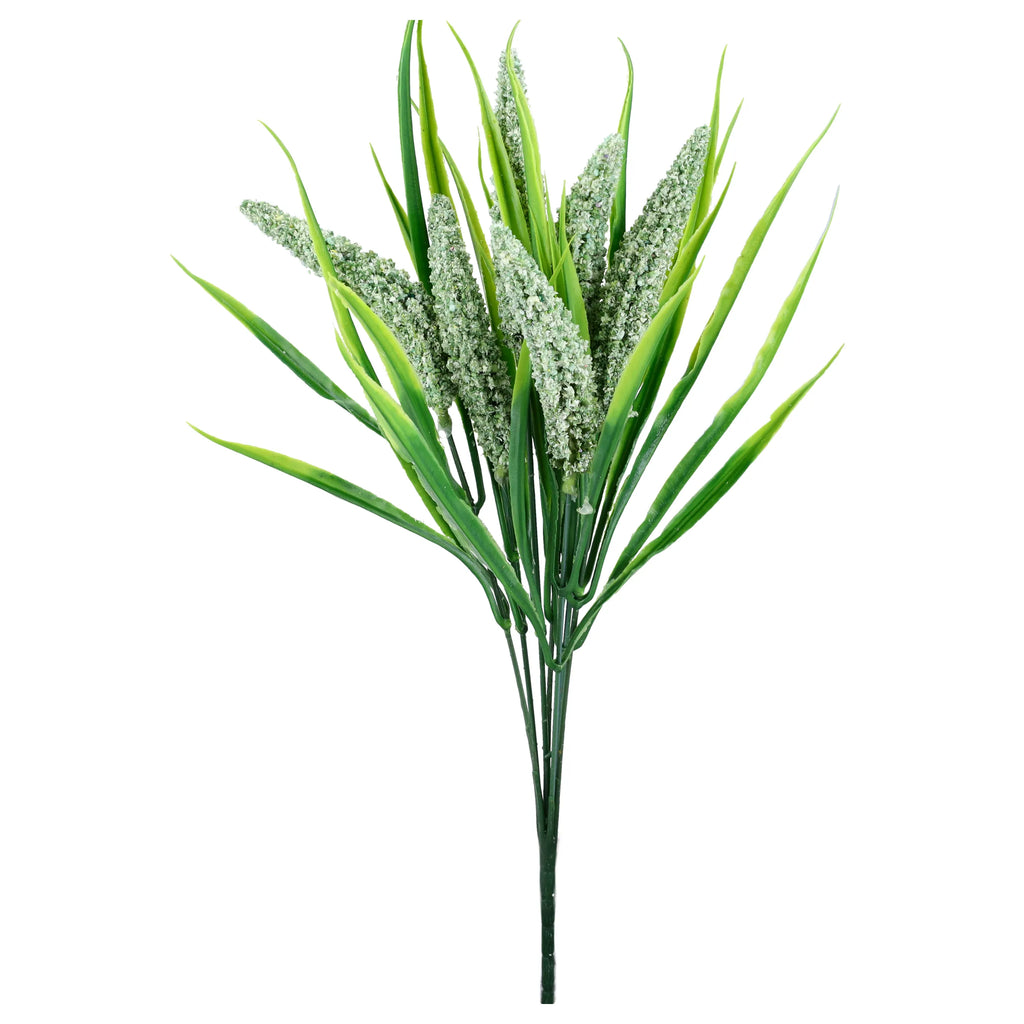 SZTUCZNE KWIATY KŁOSY gałązka dekoracyjna TRAWA SZTUCZNA ozdobna 36cm kwiat