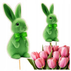 WIELKANOCNY ZAJĄC TOPPER do święconki bukietu DEKORACJA na WIELKANOC toper