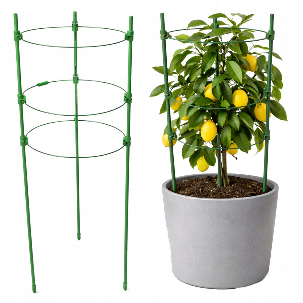 PODPÓRKA do Kwiatów Roślin Ogrodowa Do Ogrodu pierścieniowa 90cm Metalowa