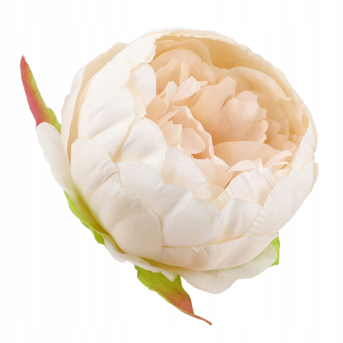 Peonie Krem Brzoskwinia Główki Kwiatów SZTUCZNE KWIATY JAK ŻYWE