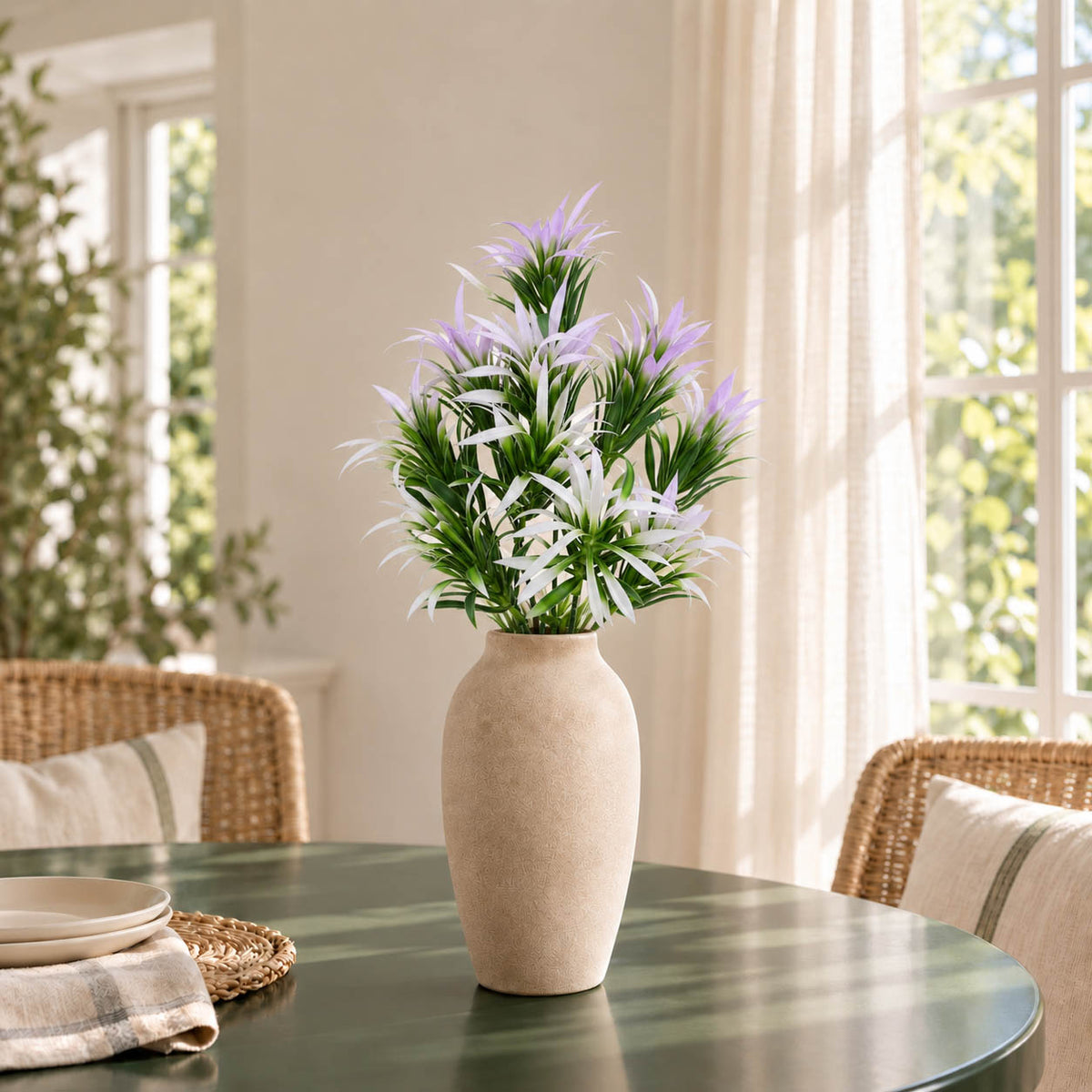 SZTUCZNE LIŚCIE KWIATY GAŁĄZKA DEKORACYJNA stroik wiązanka BUKIET listki