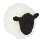 BARANEK WIELKANOCNY 6szt figurki ozdobne BARANKI do święconki KOSZYCZKA 3cm