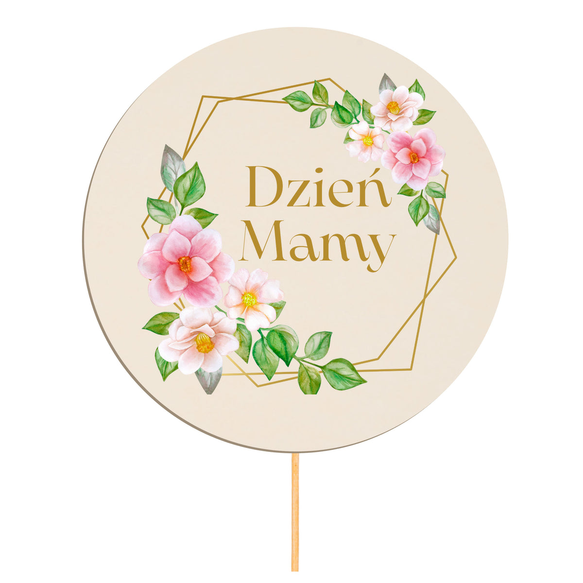 Topper na Dzień Matki Dla Mamy Dekoracje Ozdoby na Tort Napis Prezent