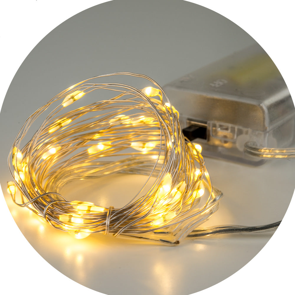 LAMPECZKI LED ciepłe światło dekoracja NA STÓŁ lampki ozdoba ledowe 2m