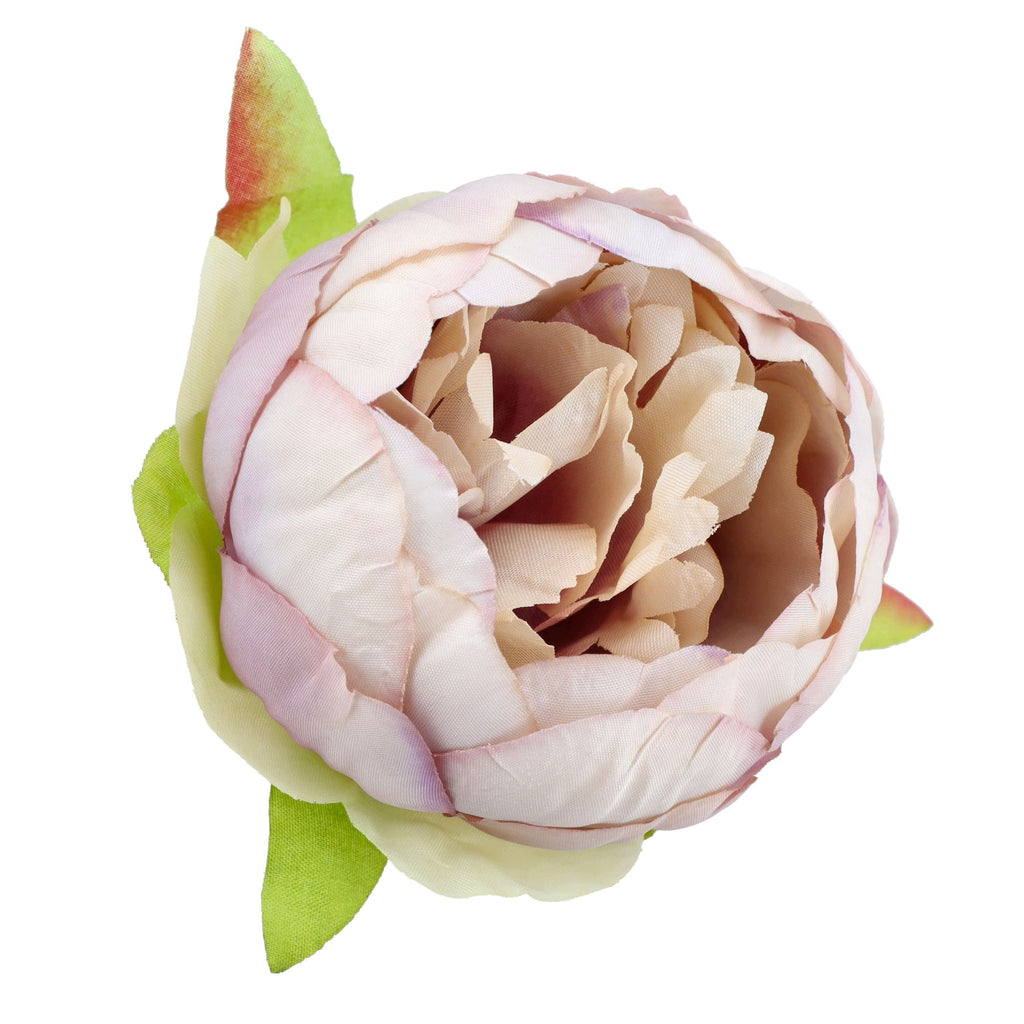Główki wyrobowe PEONIE 6szt sztuczne kwiaty JAK ŻYWE do stroika kompozycji