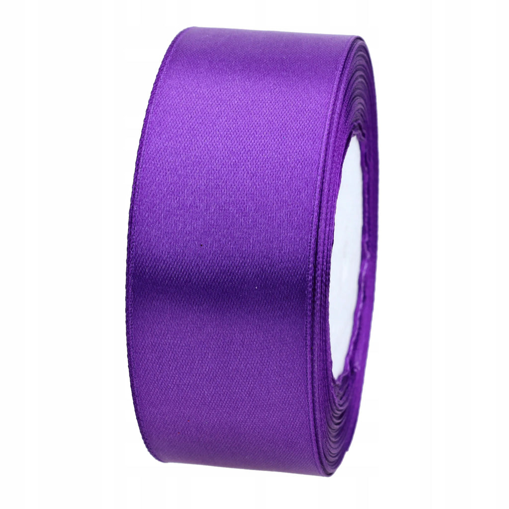 WSTĄŻKA SATYNOWA OZDOBNA do dekoracji kokard 38mm tasiemka dekoracyjna
