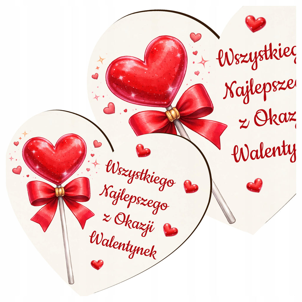 MAGNES WALENTYNKI wszystkiego najlepszego DEKORACJA prezent WALENTYNKOWY
