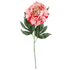 Gałązka Peonia 77cm Brzoskwinia Krem Peonia Piwonia Gałązka Kwiaty Sztuczne
