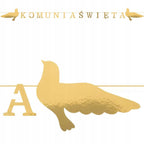Baner Girlanda Napis Na Ścianę Komunia Święta Dekoracja Komunijna Złota