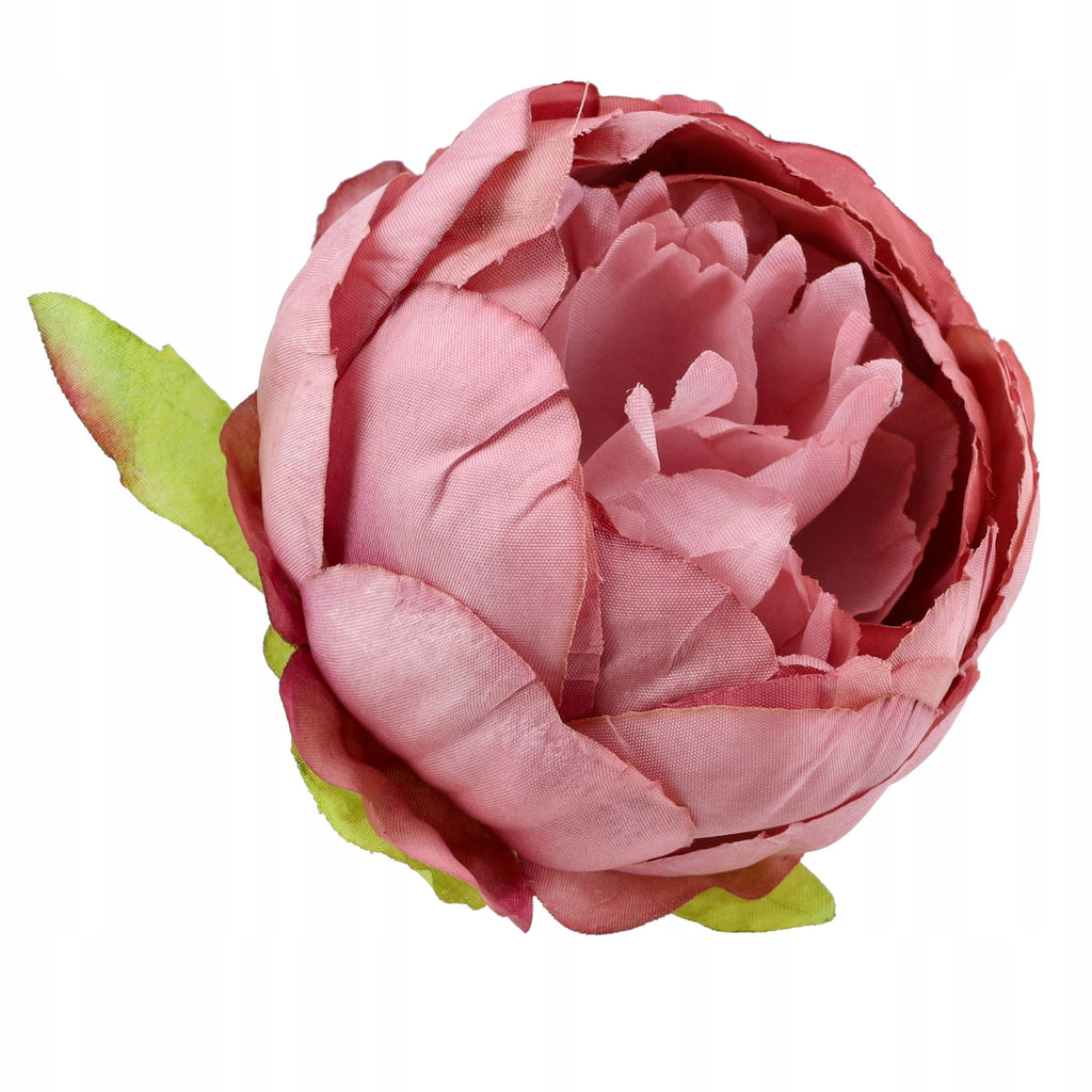 Peonie Sztuczne Brudny Róż Główki Kwiatowe Ozdoba Kompozycja Dekoracja