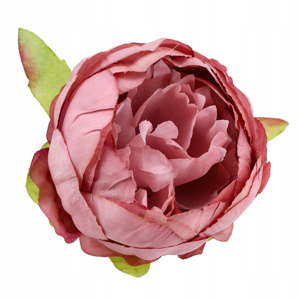 Peonie Sztuczne Brudny Róż Główki Kwiatowe Ozdoba Kompozycja Dekoracja