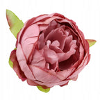 Peonie Sztuczne Brudny Róż Główki Kwiatowe Ozdoba Kompozycja Dekoracja