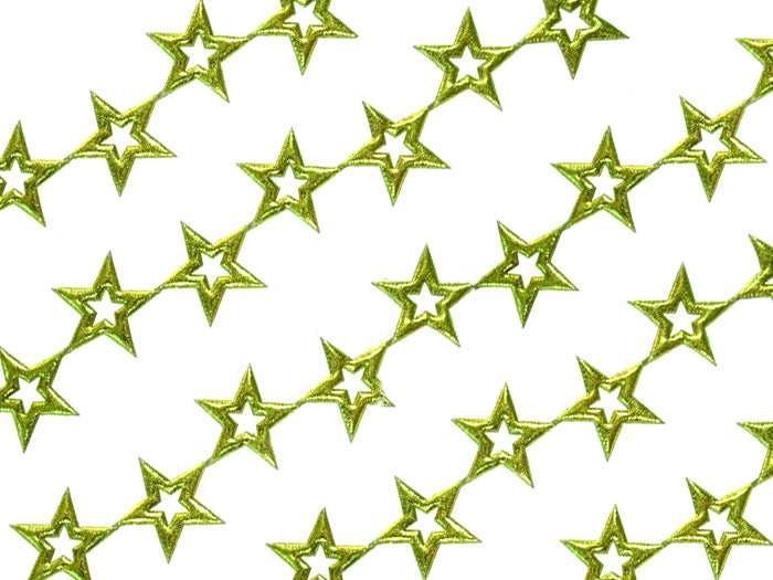 Aplikacje Ozdobne Gwiazdka Pusta 0,5m Pistacja