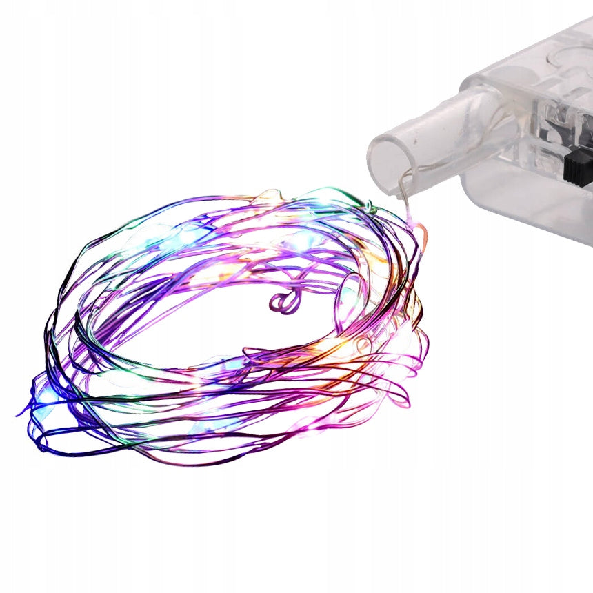 Lampeczki Led Kolorowe Światło 200cm Lampki Ledowe Do Ozdobienia Dekoracja