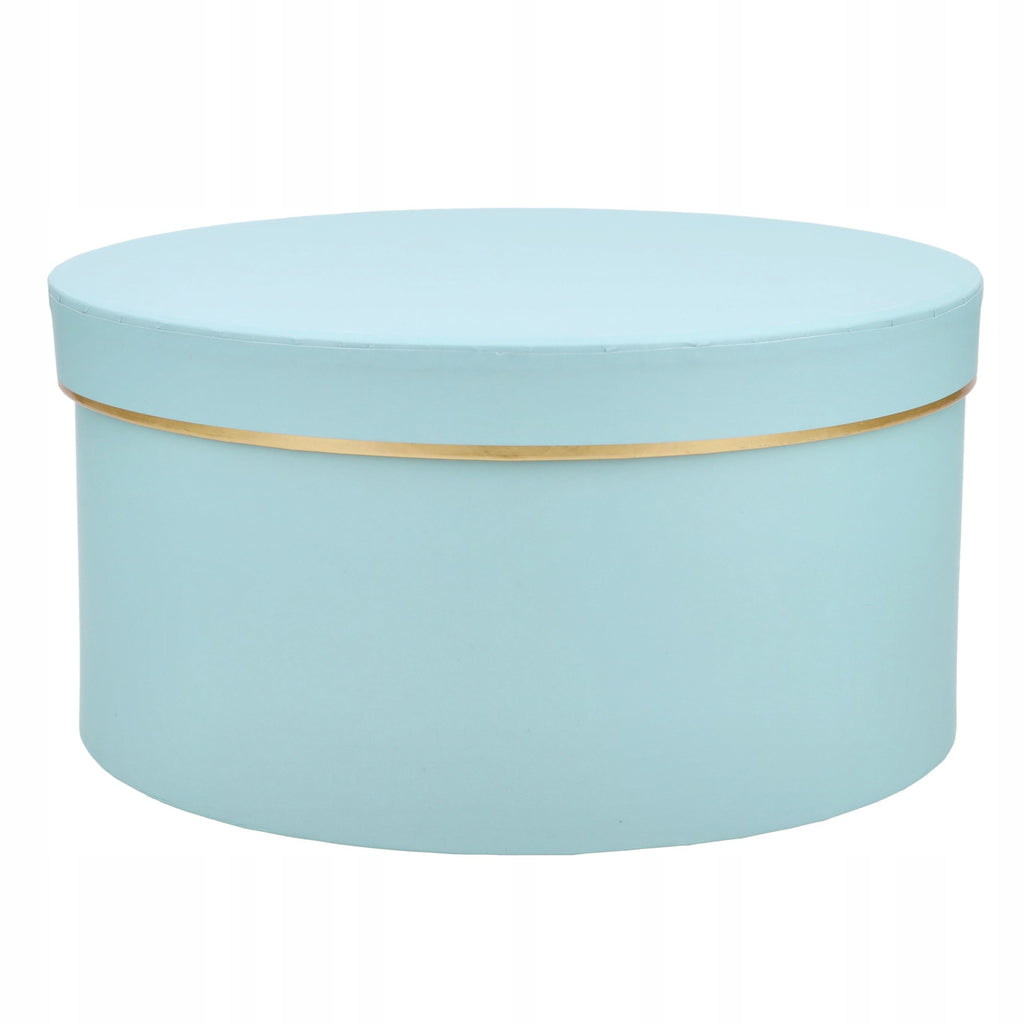 Flower Box Mały Okrągły Miętowy Aranżacja Kwiatowa Box DIY Kwiaty Dla Mamy