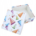 Flower Box Prostokątny S Biały Urodzinowy Box dla Florystów Pudełko DIY