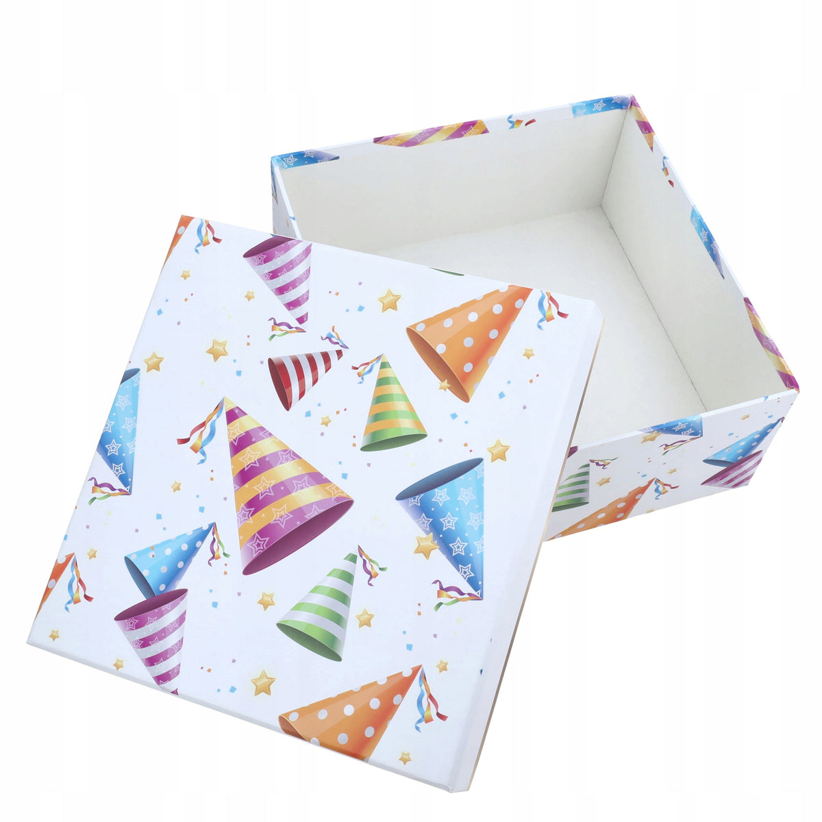Flower Box Prostokątny S Biały Urodzinowy Box dla Florystów Pudełko DIY
