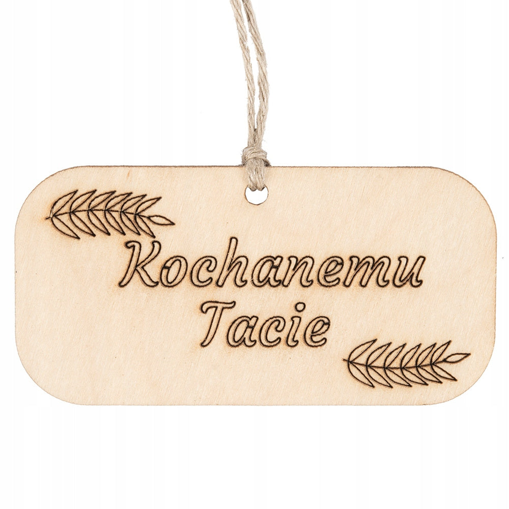 Zawieszka Dekoracja Dodatek Na Znicz Kochanemu Tacie Napis Na Cmentarz