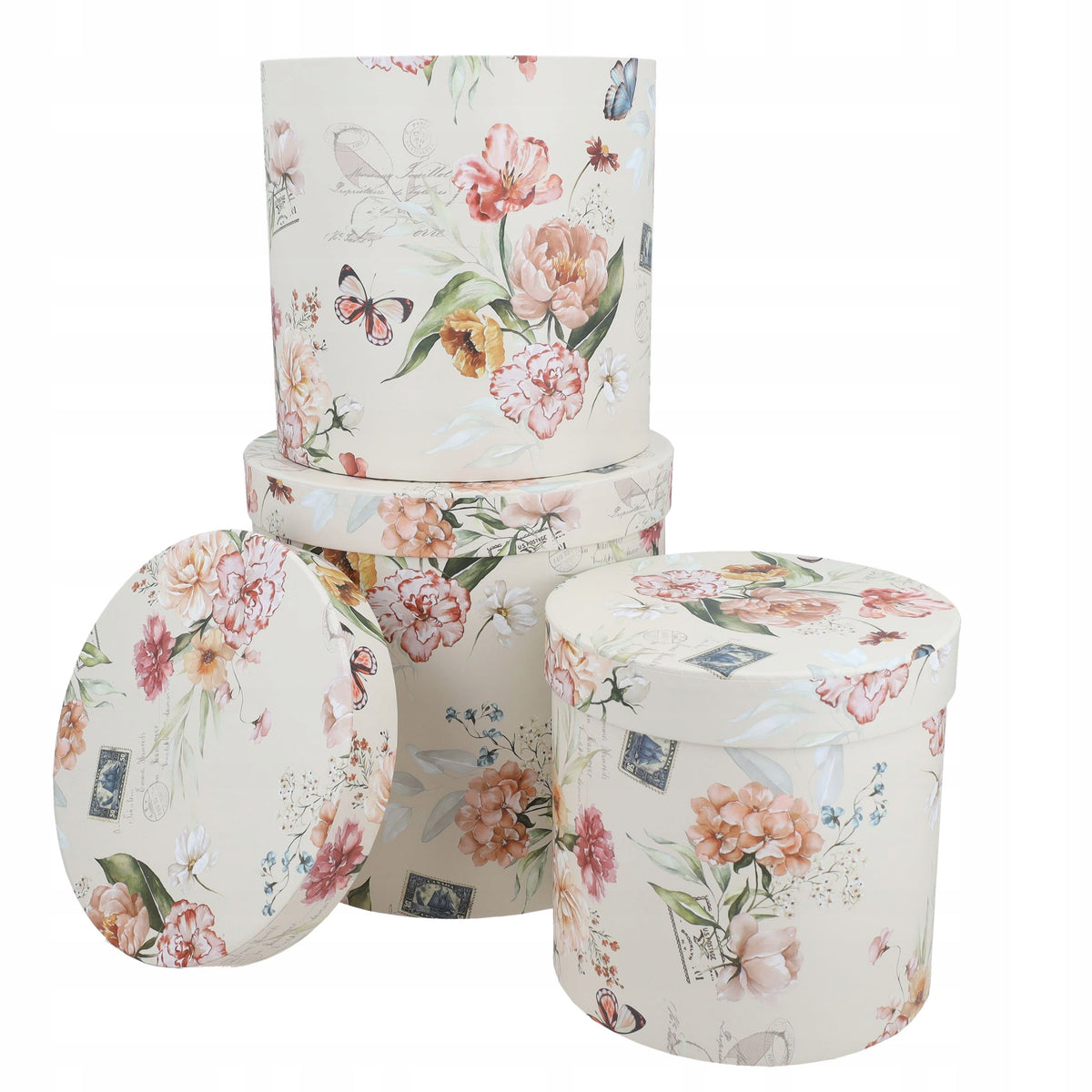 FLOWER BOX prezentowy na Urodziny DIY Pudełko dekoracyjne Imieniny Upominek