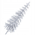 CHOINKI ŚWIĄTECZNE 3szt brokatowe srebrne 28cm CHOINKA do dekoracji STROIK