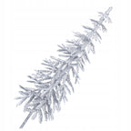 CHOINKI ŚWIĄTECZNE 3szt brokatowe srebrne 28cm CHOINKA do dekoracji STROIK