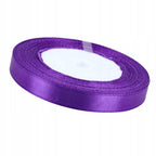 Wstążka Satynowa Do Pakowania Dekoracji Aksamitna 12mm Tasiemka Atłasowa