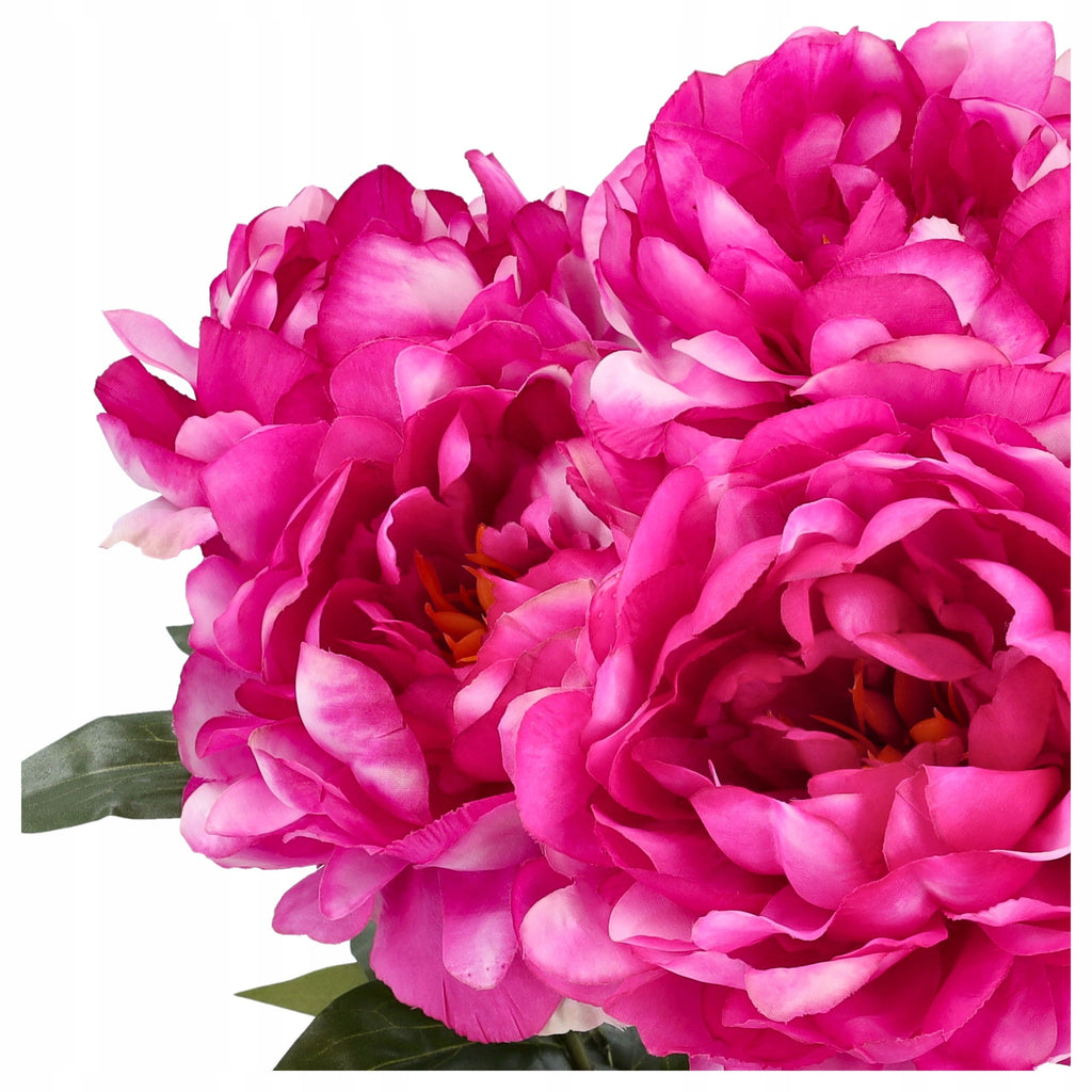 SZTUCZNE KWIATY Bukiet Peonia Piwonia jak żywe Kompozycja Stroik Róż 45cm