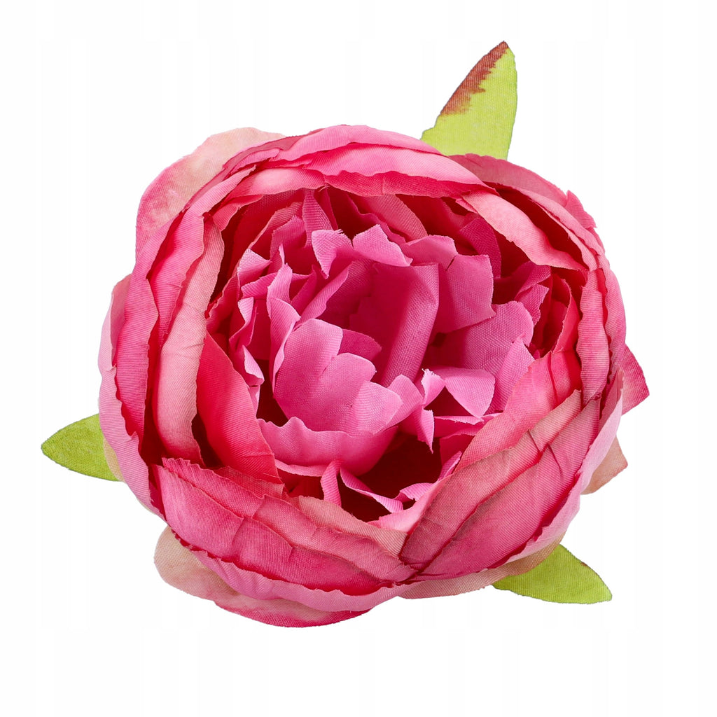 PEONIE kwiaty SZTUCZNE 8cm 6szt główki wyrobowe KOMPOZYCJA BUKIETU stroika