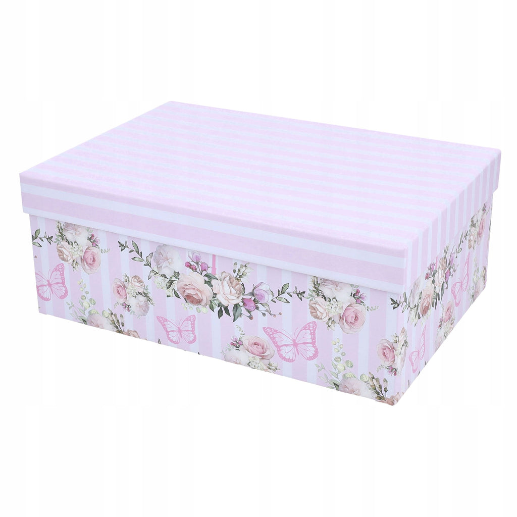 FLOWER BOX na Urodziny BOX Baby shower DIY dla Dziewczynki Imieniny