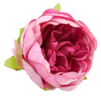 Peonie 6 szt Zestaw Główki Kwiatowe Wyrobowe 8cm Na Cmentarz Ozdoba STROIK