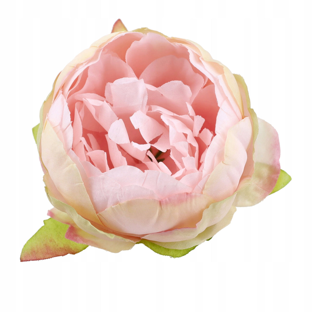 Peonie Pudrowy Róż Ozdobne Główki SZTUCZNE KWIATY Dekoracje JAK ŻYWE 6szt