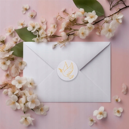 Dekoracja Naklejki Na Zaproszenia Komunijne Ozdoby Pudełek Komunia Święta