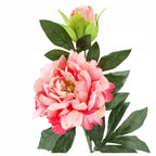 Peonia Gałązka SZTUCZNE KWIATY Dekoracyjna Ozdobna 70cm Peonie do wazonu