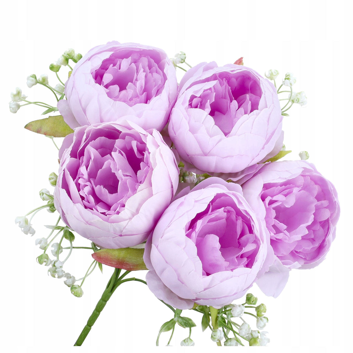 Bukiet Peonie Piwonie KWIATY SZTUCZNE Do Wazonu Dekoracja Pokój LILIOWY