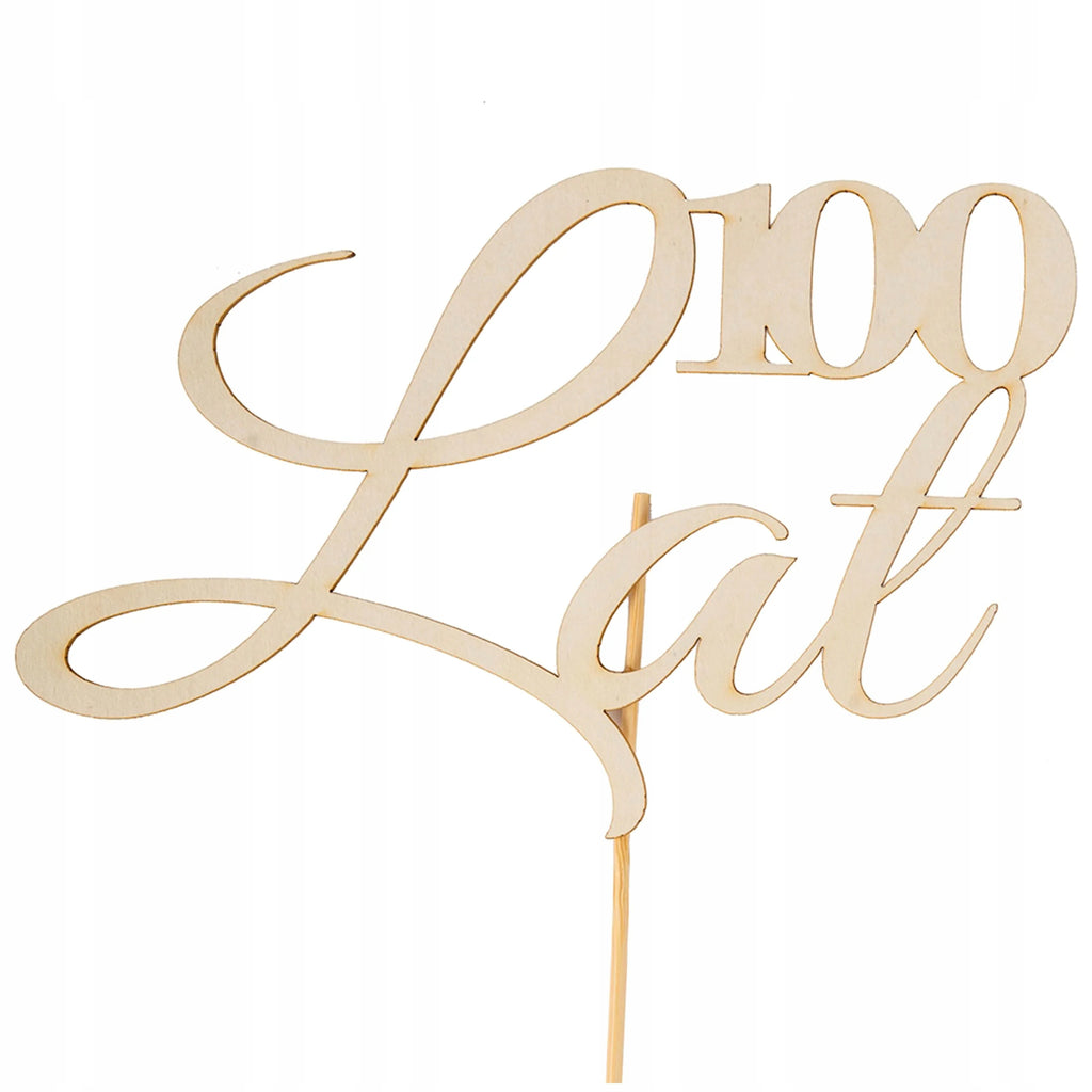 Topper Na Tort Beermata Sto Lat Dekoracja Urodziny