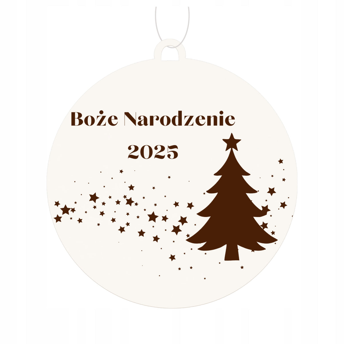 ZAWIESZKA NA CHOINKĘ BOMBKA CHOINKOWA ozdoba świąteczna 9cm boże narodzenie