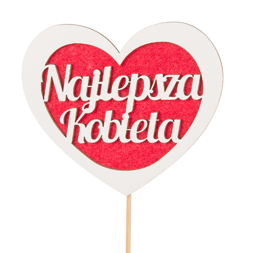 Topper Ozdobny Dekoracja Na Prezent Dzień Kobiet