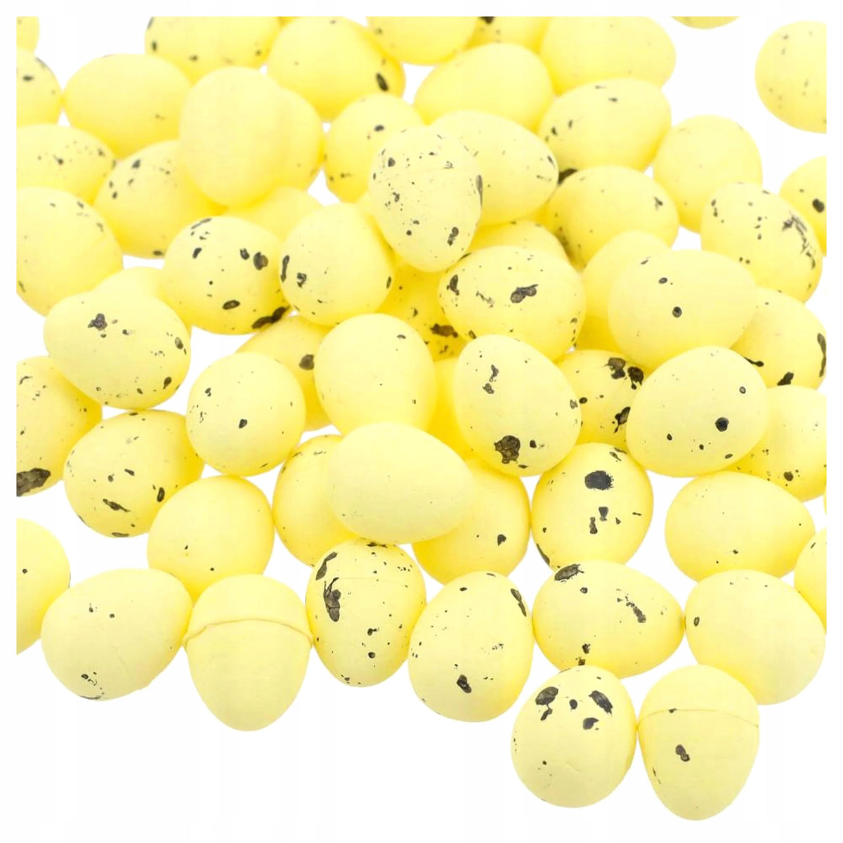 JAJKA WIELKANOCNE 100szt jajeczka NAKRAPIANE PRZEPIÓRCZE 1,8cm styropianowe