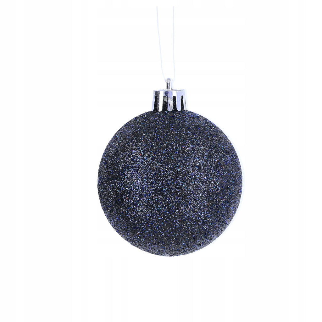 BOMBKI CHOINKOWE niebieskie 18cm zawieszki na choinkę 4cm ozdoby ŚWIĄTECZNE