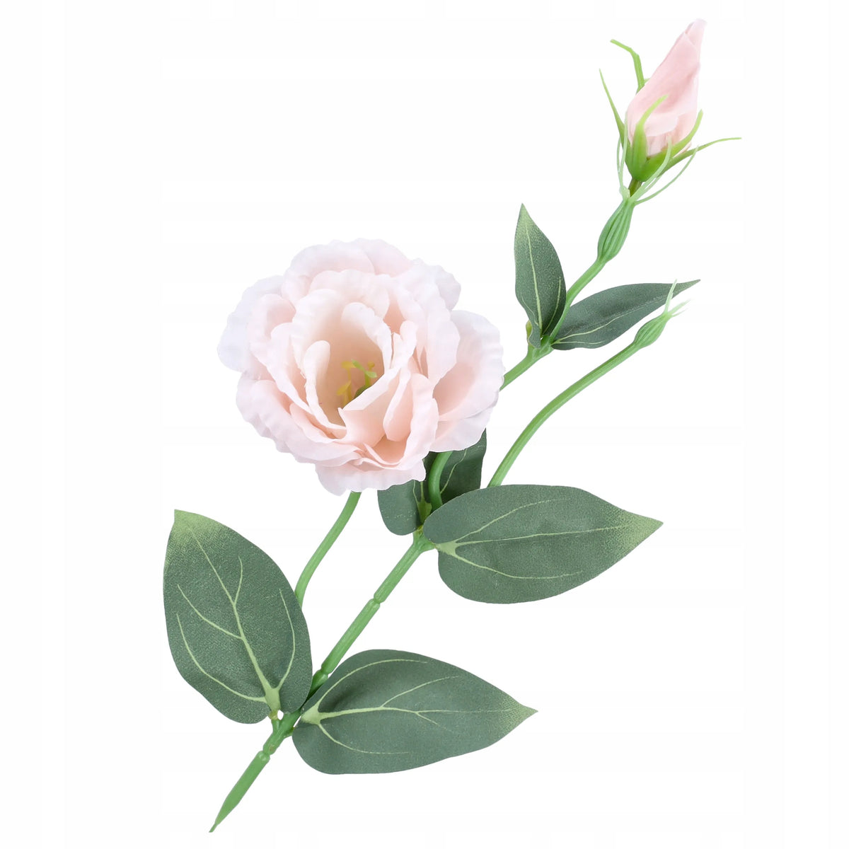 KWIATY SZTUCZNE EUSTOMA gałązka ozdobna 50cm stroik bukiet EUSTOMY ozdobne