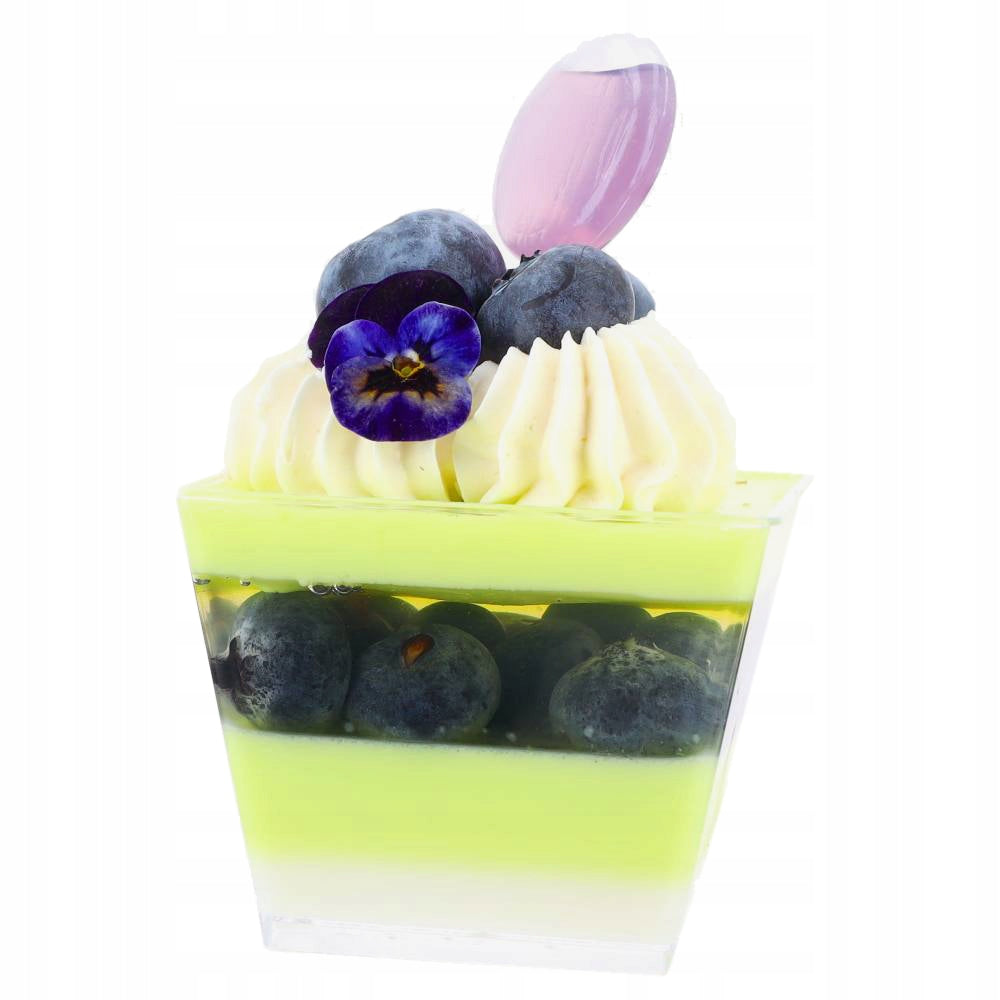 Pojemniki na Desery 25szt Pucharki Toppery 8szt na Deserki Tort Topper