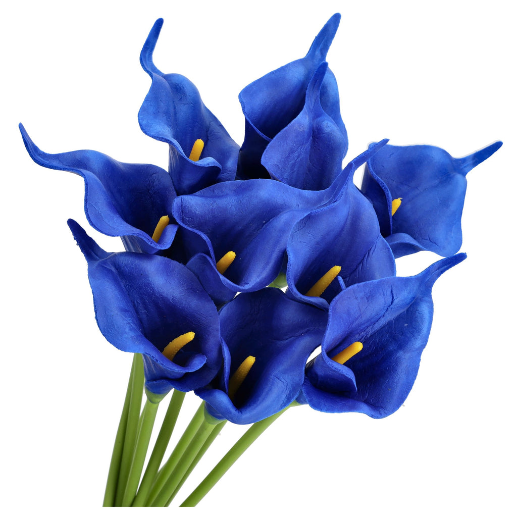 Bukiet Sztuczna Calla 33cm Granat Kwiaty Sztuczne Jak Żywe Kalie Stroik