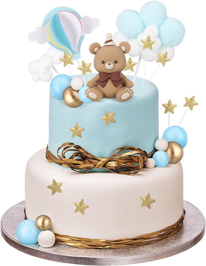Zestaw Topperów Na Tort Dekoracja Na Baby Shower